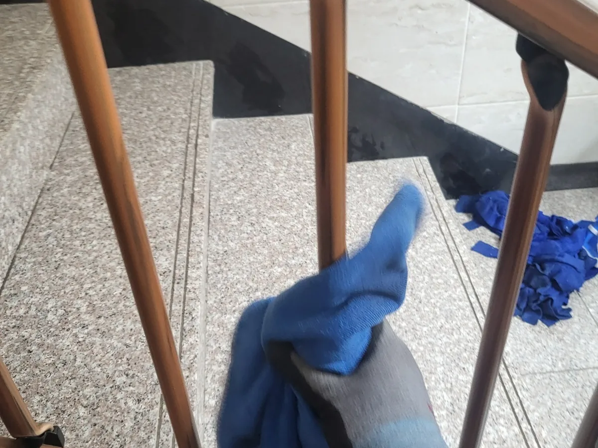 하남시 천현동 빌라 난간·손잡이 위생청소 사례 - 행진크린